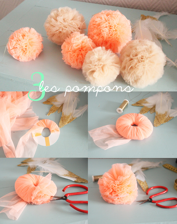 pompom deco guirlande
