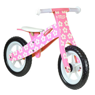 Draisienne en bois Fleur Rose de Boppi
