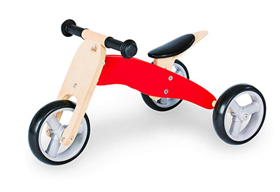 Draisienne en bois tricycle Charlie Pinolino