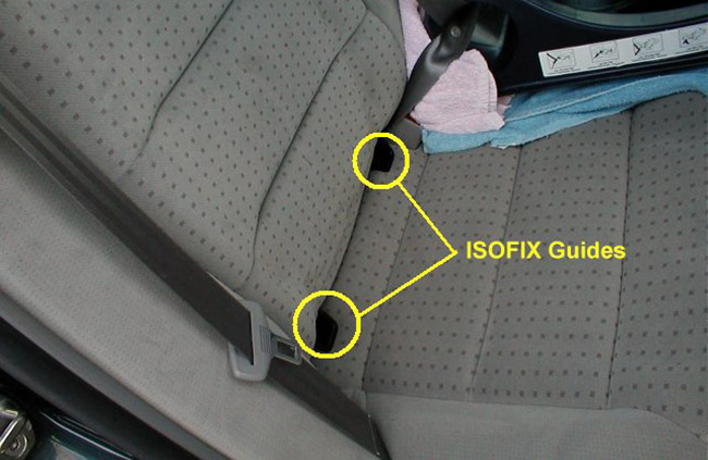 point d'ancrage isofix