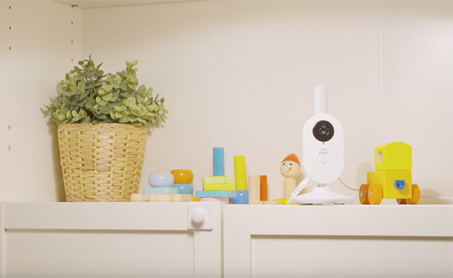 caméra du babyphone philips avent