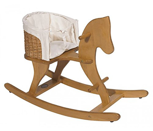 Cheval en bois et rotin Moulin-Roty
