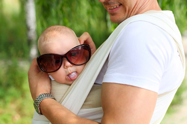 écharpe de portage bébé