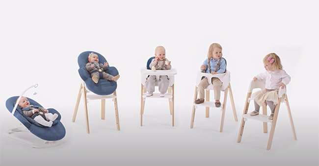 chaise haute steps par stokke
