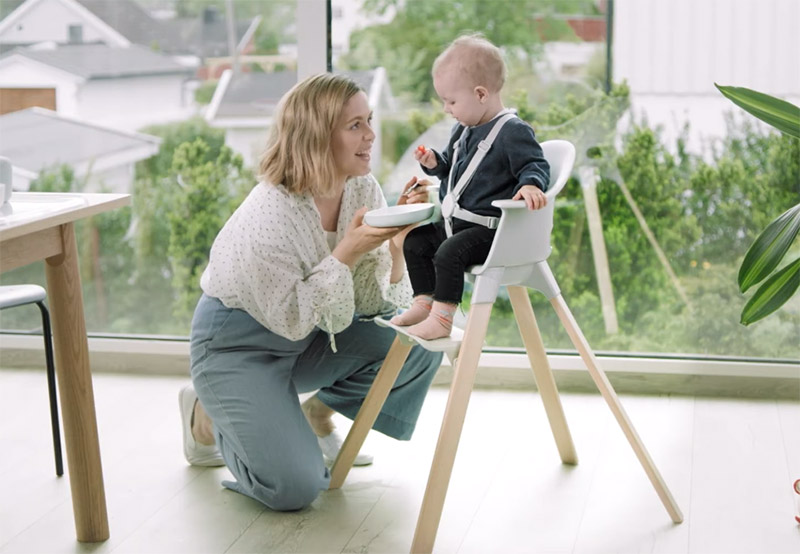 chaise haute stokke