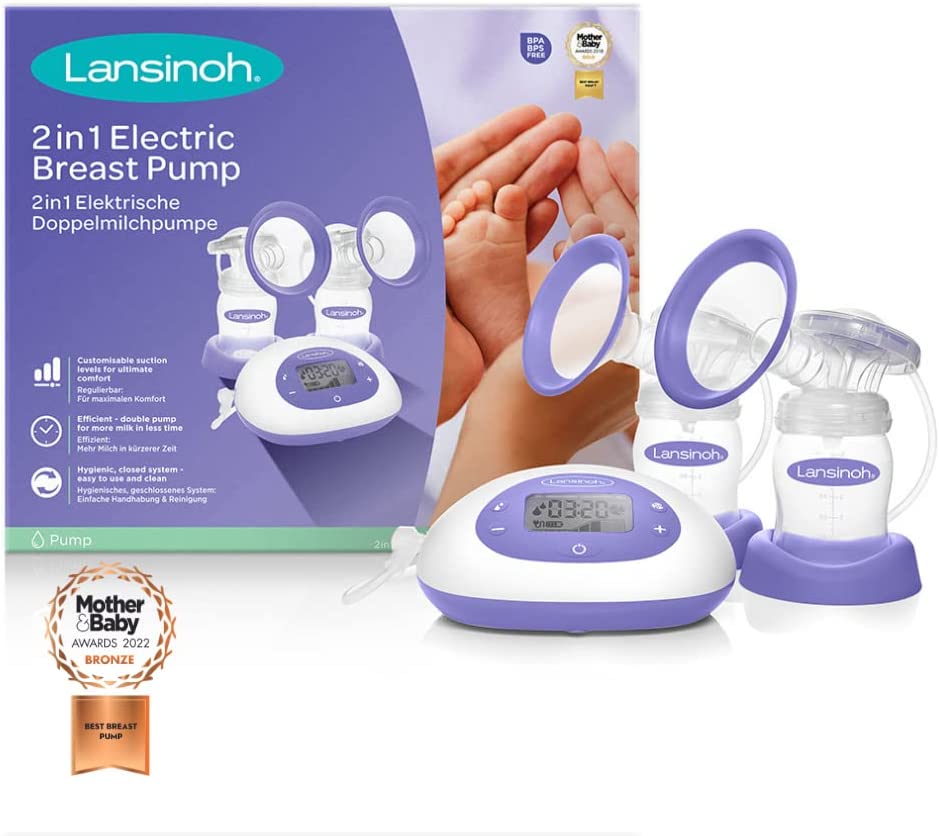 Lansinoh Tire-lait électrique 2 en 1